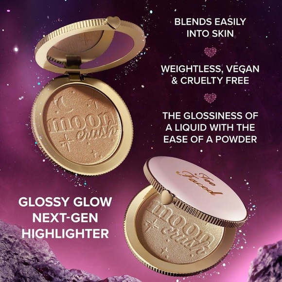 2F ‘Summer Moon’ Moon Crush Multi-Use Powder Highlighter - Picture 7 of 10